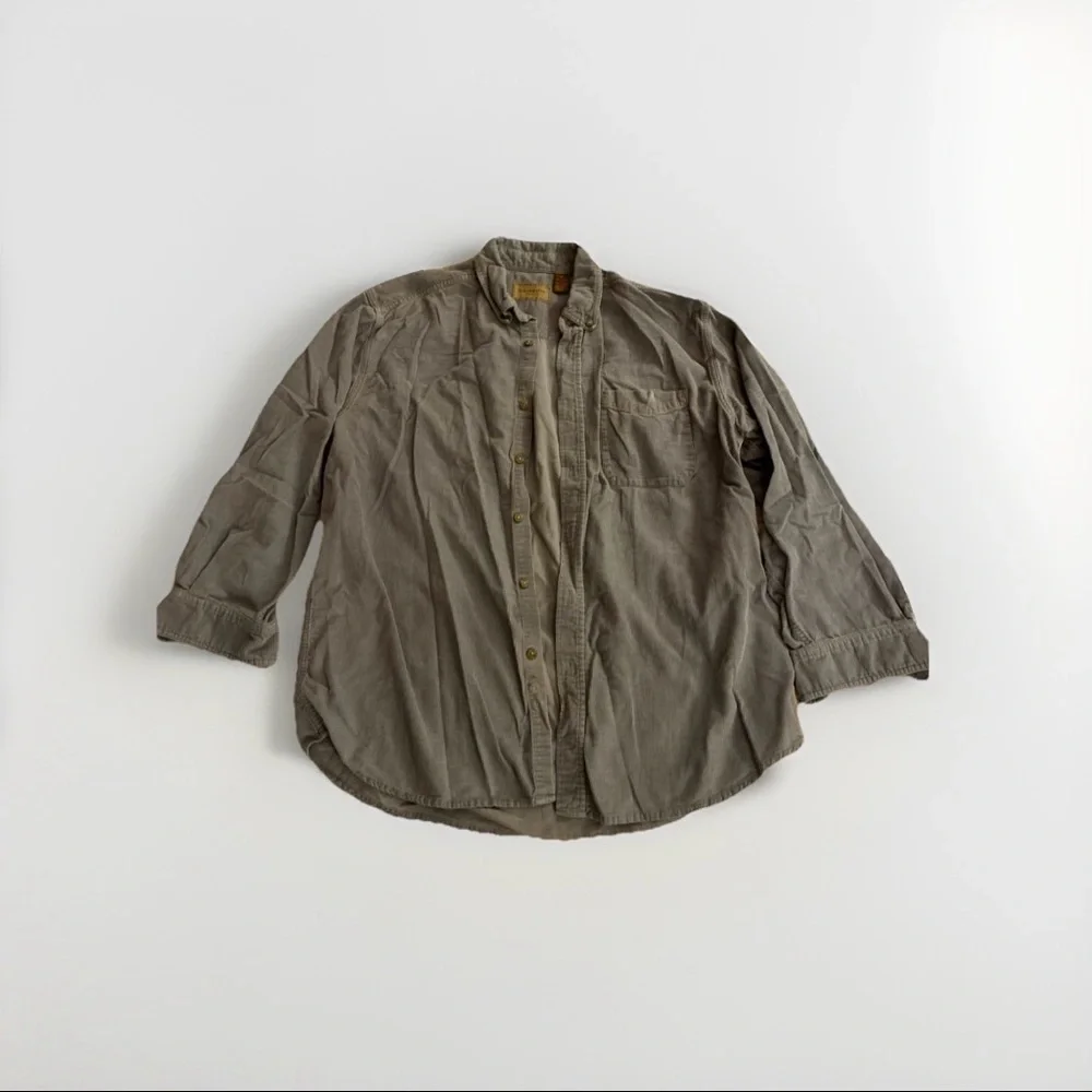 ClearWater Blue Gray Button-Up Shirt